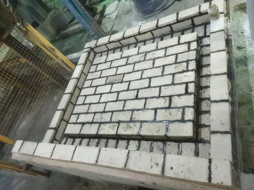 Acid Proof Brick Lining Work Pump Foundation